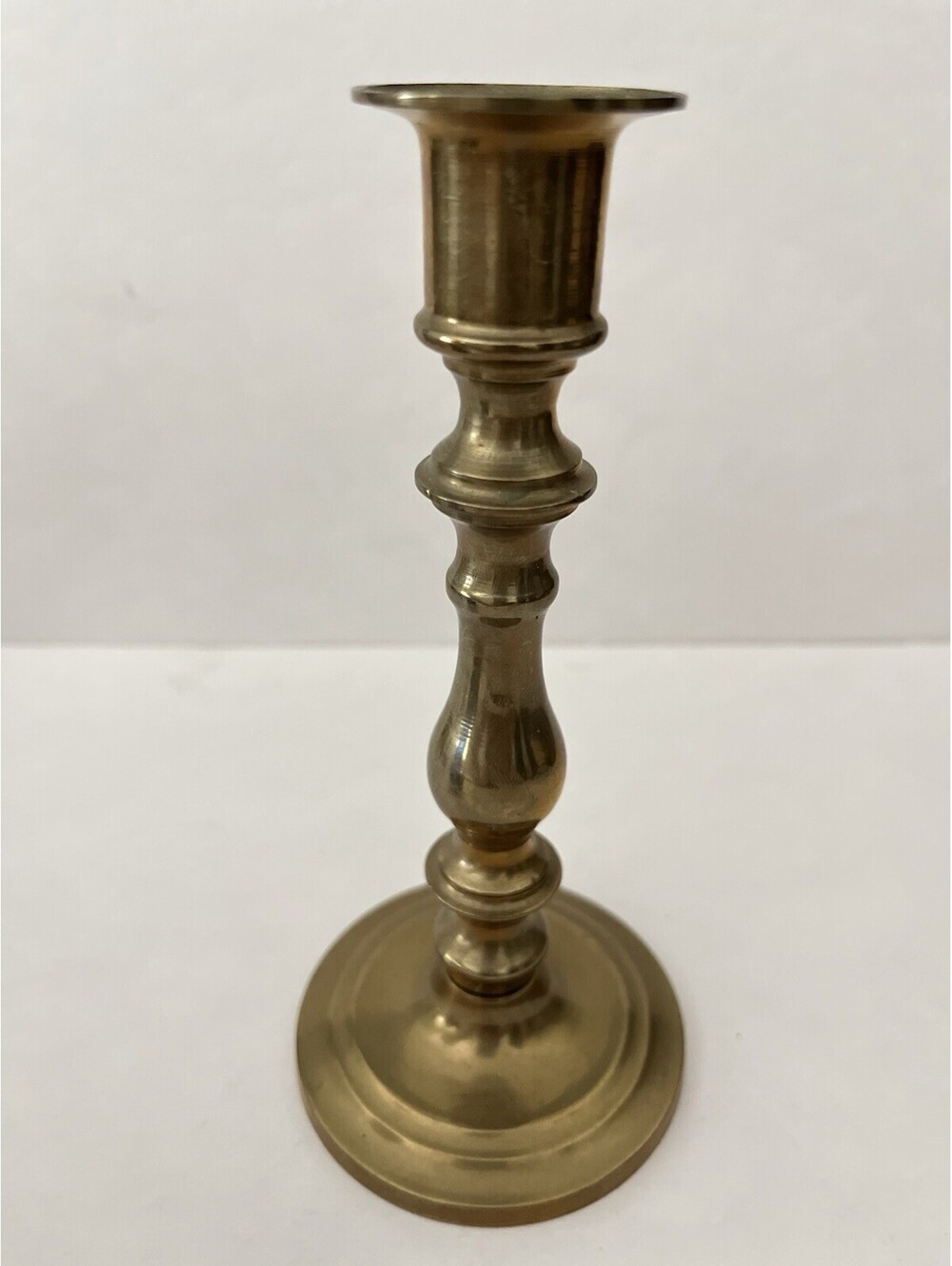 Vintage Brass Candlestick/Holder Collectible golden Tone Decor